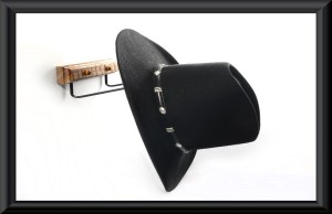 Hat Rack with Hat